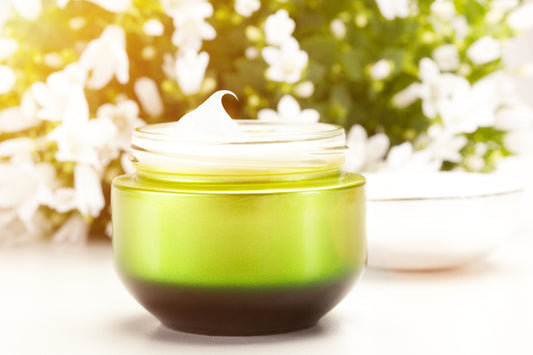 jar of skin care cream