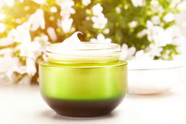 jar of skin care cream