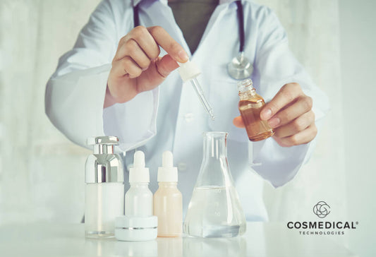 scientist developing skin care products